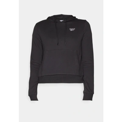 Abbildung von Reebok French Terry Hoodie Sweatshirt, Damen, Größe: 30/32, Black