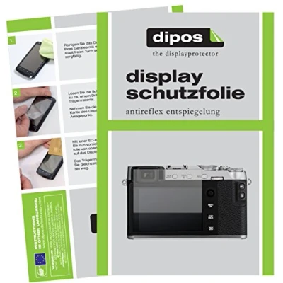 Abbildung von dipos I 6X Schutzfolie matt kompatibel mit Fujifilm X E3 Folie Displayschutzfolie