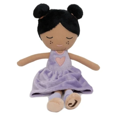 Abbildung von Jollein Stoffpuppe Kuschelpuppe Doll Daisy 100% Polyester 32x10x6cm Kuscheltier Puppe