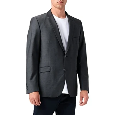 Abbildung von Strellson Premium Herren 11 Allen 10000451 Anzugjacke, Grau 031), 102