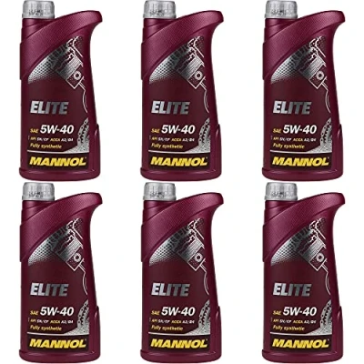 Abbildung von QR Parts Set 85455590 MN7903 1 6x1 Liter Orignal MANNOL Elite 5W 40 API SN/CF Motoröl Engine Oil Öl