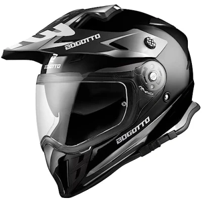 Abbildung von Bogotto V331 Enduro Helm, schwarz, M