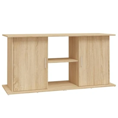 Abbildung von vidaXL Aquariumständer, Aquarium Unterschrank mit viel Stauraum, Tisch Stabiler Oberplatte, Aquariumschrank Halter, Sonoma Eiche Holzwerkstoff