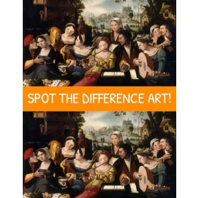 Abbildung von Spot the Difference Art!: A Hard Search and Find Books for Adults (Puzzle Adults, Band 1)