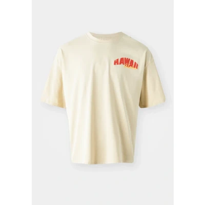 Abbildung von Alpha Industries Hawaii Aloha Tshirt print, Herren, Größe: Medium, Vintage white