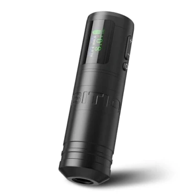 Abbildung von Ambition Ninja Ultra Kabellose Tätowiermaschine mit intelligenter Abrechnungsfunktion Rotary Cartridge Pen 1900 mAh kabelloser Tätowierpistole, kernloser Motor, gerade Antriebsstange