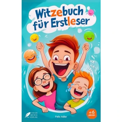 Abbildung von Witzebuch für Erstleser: Farbenfrohe Kinderwitze zum Lesenlernen Kinder ab 6 Jahren (Mit vielen bunten Illustrationen und Silbenfärbung) (Silbengeschichten 1. Klasse)