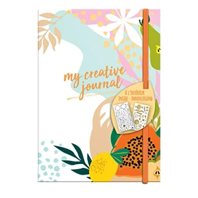 Abbildung von Clairefontaine 97405C Heft My Creative Journal DIN A5, 208 Seiten, Dot Lineatur, 90g/qm, 1 Stück, Fruity