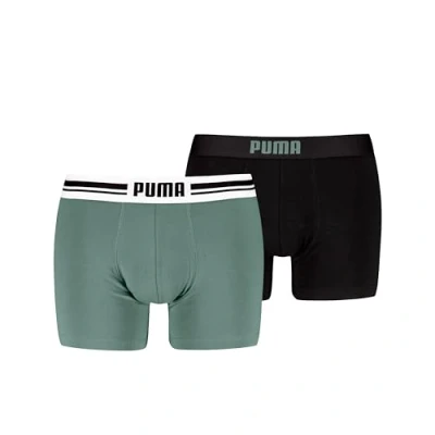 Abbildung von Puma MEN Everyday Placed LOGO 2 PACK Panties, Herren, Größe: XL, Olive green/black