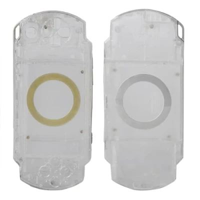 Abbildung von fasient Full Housing Case Cover Kit für PSP 1000, Ersatz Gehäusedeckel Shell Set mit Buttons 1000 Replacement Shell(Transparent)