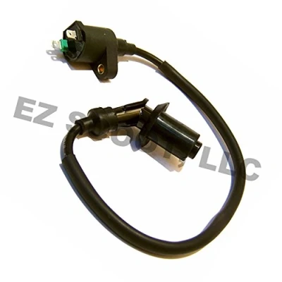 Abbildung von ZÜNDSPULE MIT ZÜNDKERZEN STECKER 4 TAKT z.B. BAOTIAN AGM GMX BENZHOU YIYING FLEX TECH HYOSUNG MOTINO BENERO JINLUN YIBEN ZNEN KYMCO REX RS CHINA ROLLER GY6