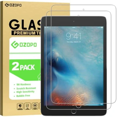 Abbildung von [2 Stück] GOZOPO Schutzfolie für iPad mini 5. /4. Generation (iPad 5/4 7.9 Zoll, 2019/2015), Gehärtetem Glas Displayschutzfolie