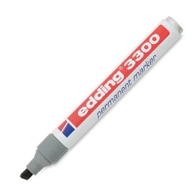 Abbildung von Edding 3300 Permanentmarker 1 5mm Grau