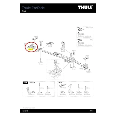 Abbildung von THULE RUEDA PRORIDE 598 TRASERA Ths52959 Standard