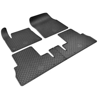 Abbildung von WALSER RubberLine 50868 Fußmattensatz Gummi vorne und hinten schwarz CITROËN: Berlingo, Berlingo Kastenwagen, OPEL: Combo E Kasten / Kombi