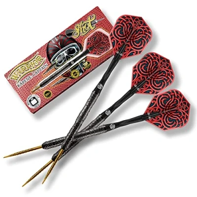Abbildung von Shot Darts Warrior Kapene Captain 90% Tungsten Steeldarts 25g
