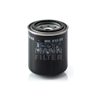 Abbildung von MANN FILTER WK 818/80 Kraftstofffilter Anschraubfilter