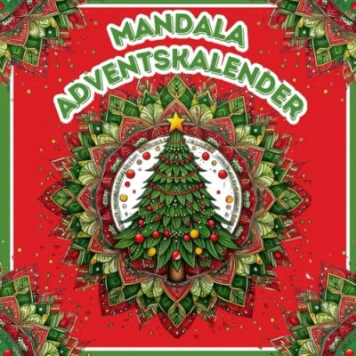 Abbildung von Mandala Adventskalender: Malbuch für Erwachsene 24 weihnachtlichen Motiven entspannte und kreative Adventstage