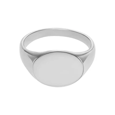 Abbildung von Fossil Unisex Schmuck Silberring Edelstahl JF047740409, Edelstahl, Kein Edelstein