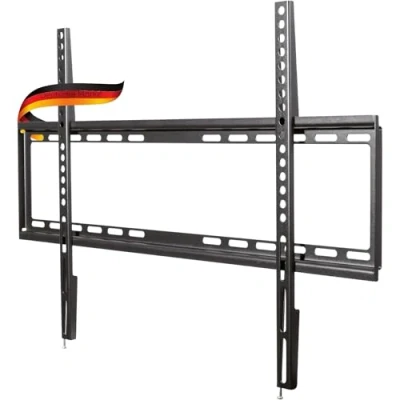 Abbildung von SCHWAIGER 9345 TV Wandhalterung 37 80 Zoll Fernseherhalterung Mounting Aufhängung max. 45kg VESA Norm 600x400 schwarz inkl. Montagezubehör