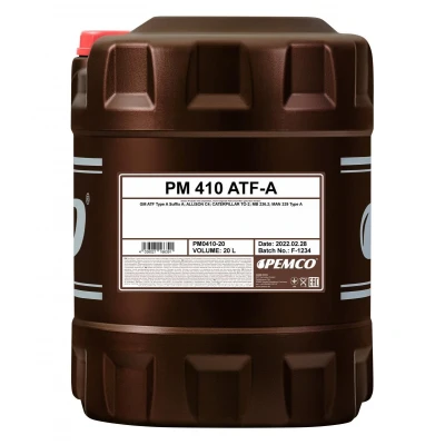 Abbildung von PEMCO iMATIC 410 ATF A PM0410 20 Automatikgetriebeöl 20l Rot