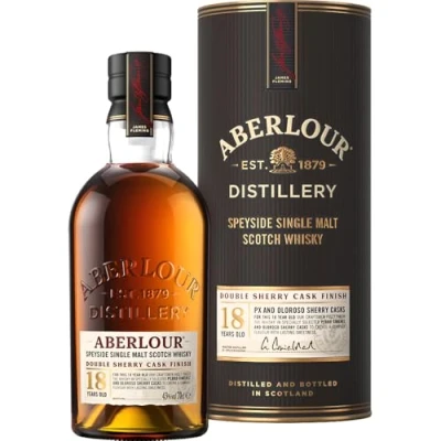 Abbildung von Aberlour 18 Years Old Double Sherry Cask Finish Batch No. 003 43% Vol. 0,7l in Geschenkbox