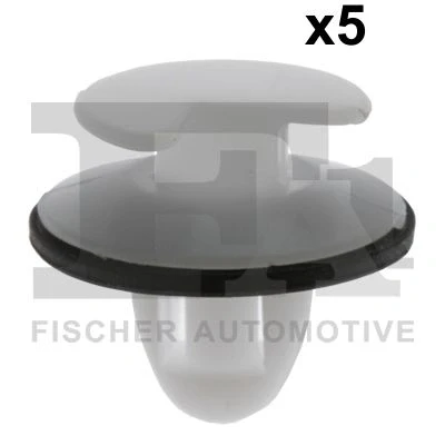 Abbildung von FA1 21 40014.5 Clip, Zier /Schutzleiste weiß PEUGEOT: 205 II Schrägheck, 806 MPV, 306 FORD: Transit Mk6 Kastenwagen, Bus