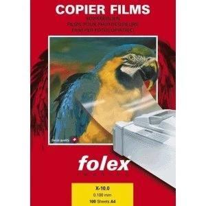 Abbildung von Folex Kopierfolie X 10.0 A4 100my transparent VE=100 Blatt