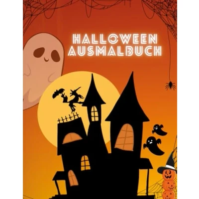 Abbildung von Halloween Ausmalbuch für Kinder und Erwachsene: 40 zauberhafte Motive Erwachsene