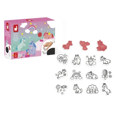 Abbildung von Janod Stempel Set Unicorns Stampinoo