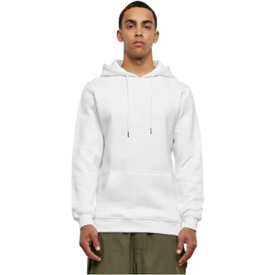 Abbildung von Urban Classics Organic Basic Hoody Kapuzenpullover, Herren, Größe: XXL, White