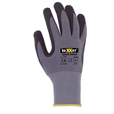 Abbildung von Texxor Handschuh black touch 2450 9 grau/schwarz Gr.