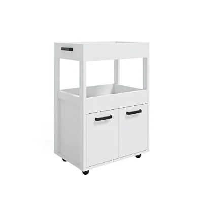 Abbildung von Vicco Barschrank Simon, Weiß, 40 x 89 cm