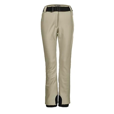 Abbildung von killtec Damen Skihose/Softshell Hose mit Schneefang und Gürtel KSW 221 WMN SKI SFTSHLL PNTS, hell Camel, 42, 37328 000