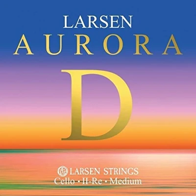 Abbildung von LARSEN STRINGS Cello Saiten Aurora D 4/4 Medium