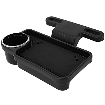 Abbildung von Beenle Icey Auto Tisch Laptophalter Rücksitz Klapptisch Schreibtisch mit Getränkhalter Tablett Getränkehalter Kopfstütze Für Mobiltelefon Getränke Kaffee Essen