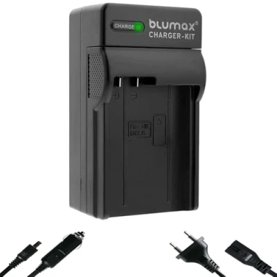 Abbildung von blumax Charger für Nikon EN EL15c EL15b EL15a EL15 Akkus Ladegerät ist Kompatibel mit D500 D800 D850 D7500 Z8 Z7 II Z6 III Z5 Zf