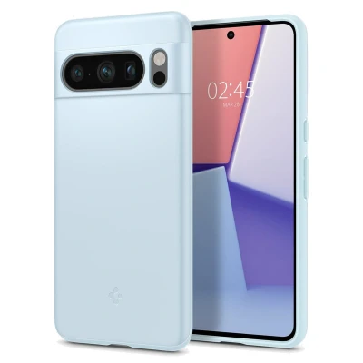 Abbildung von Google Pixel 8 Pro Hülle Kunststoff Spigen Hard Case/Backcover Handyhülle Blau