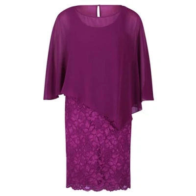 Abbildung von Vera Mont MIT Spitze Freizeitkleid, Damen, Größe: 36, Real purple