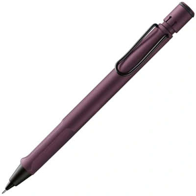 Abbildung von Lamy safari scarlet Druckbleistift klassicher Minenbleistift mit ergonomischem Griff &amp; Gehäuse aus ASA Kunststoff Bleistift Feinstrichmine M 41 in Strichbreite 0,5 mm Radiertip