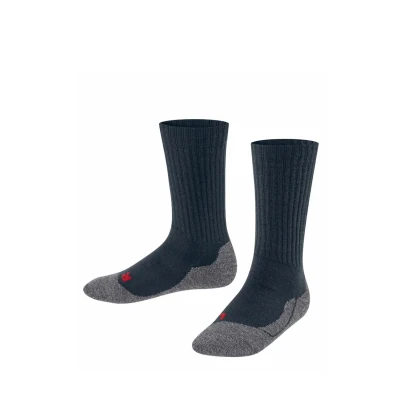 Abbildung von Falke Active WARM Anatomical Plush SOLE Sportsocken für Kinder, Größe: 27 30, Space blue