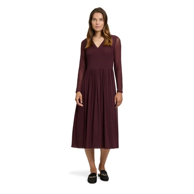 Abbildung von Vera Mont UNI Freizeitkleid, Damen, Größe: 36, Deep red