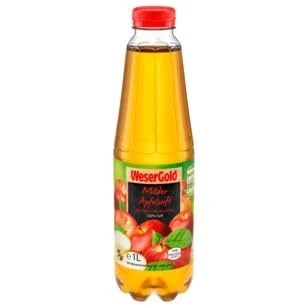 Abbildung von WeserGold Milder Apfelsaft, 12er Pack (12 x 1 l) EINWEG
