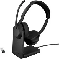 Abbildung von Jabra Evolve2 55 UC Kopfhörer (Active Noise Cancelling (ANC), Bluetooth, Stereo USB A)