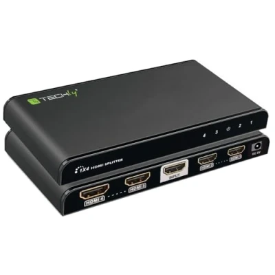 Abbildung von Techly 306653, HDMI, 4x 3840 x 2160 Pixel, Sortierung, 30 m, 36 Bit