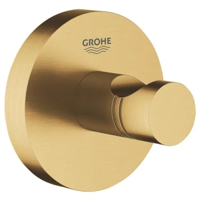 Abbildung von Grohe Essentials Handtuchhaken Gebürstetes Messing