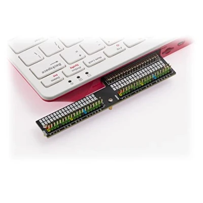 Abbildung von Raspberry Pi 400 GPIO Header Expansion Adapter, with Color Coded Header,Easy Connect to Your Pi400 Black
