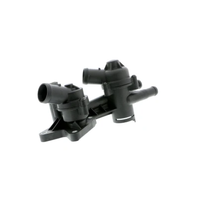 Abbildung von VEMO V15 99 2082 Kühlwasserthermostat 87 Original Qualität mit Dichtung Sensor Kunststoffgehäuse, Gehäuse VOLKSWAGEN: Golf 5 Schrägheck