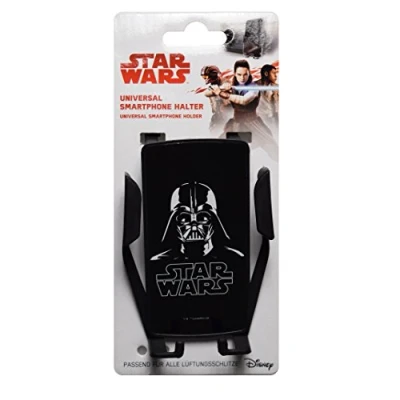 Abbildung von Star Wars STINN090 Smartphonehalter Handyhalter für den Lüftungsschlitz, Universell passend, Schwarz