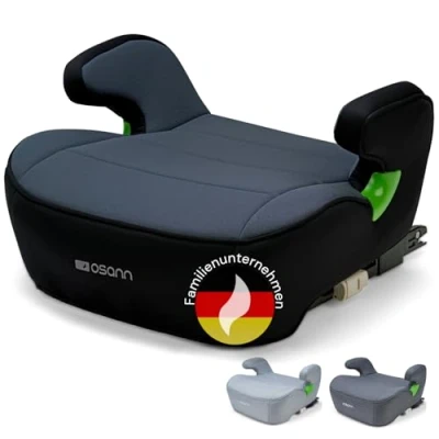 Abbildung von Osann Kindersitzerhöhung Junior Isofix i Size, ab: 7 Jahren, bis: 12 Jahre, Sitzerhöhung Auto Kinder mit ab 126cm, Sitzschale, Booster